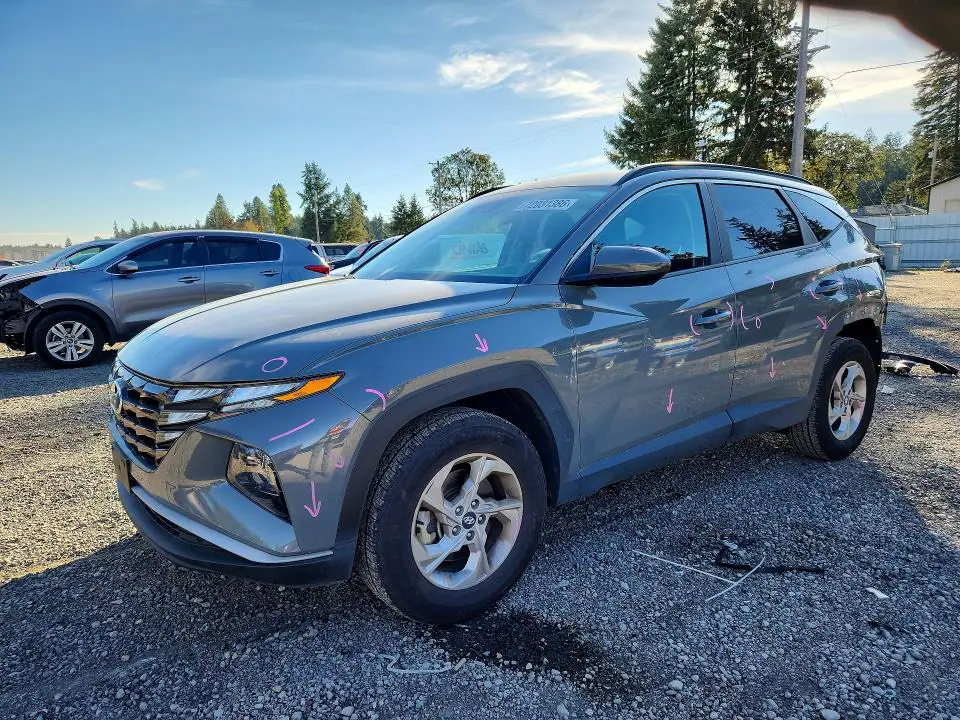 5NMJBCDE1RH341247 Hyundai Tucson 2024 — повреждение Задняя часть, фото до ремонта