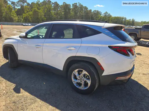 2024 Hyundai Tucson Sel VIN 5NMJB3DE3RH344618 фото 2