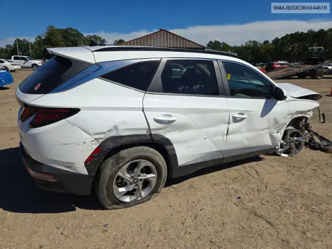 2024 Hyundai Tucson Sel VIN 5NMJB3DE3RH344618 фото 3
