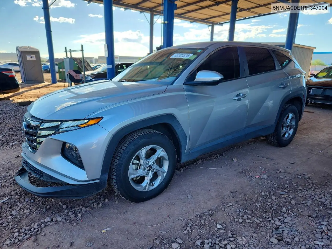 2024 Hyundai Tucson Se VIN 5NMJACDE1RH347004 фото 1