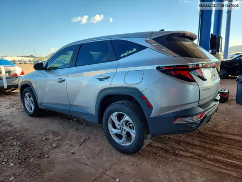 2024 Hyundai Tucson Se VIN 5NMJACDE1RH347004 фото 2