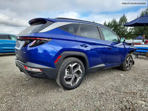 5NMJFCDE6RH306806 — 2024 Hyundai Tucson, фото 3 с аукциона Copart, Передняя часть