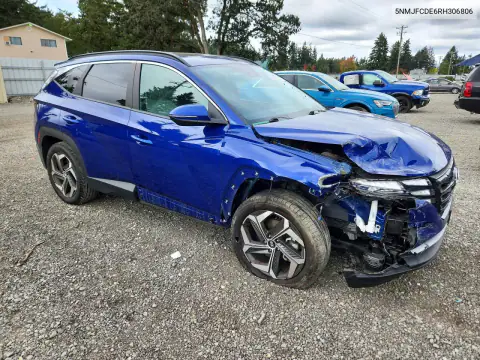 5NMJFCDE6RH306806 — 2024 Hyundai Tucson, фото 4 с аукциона Copart, Передняя часть