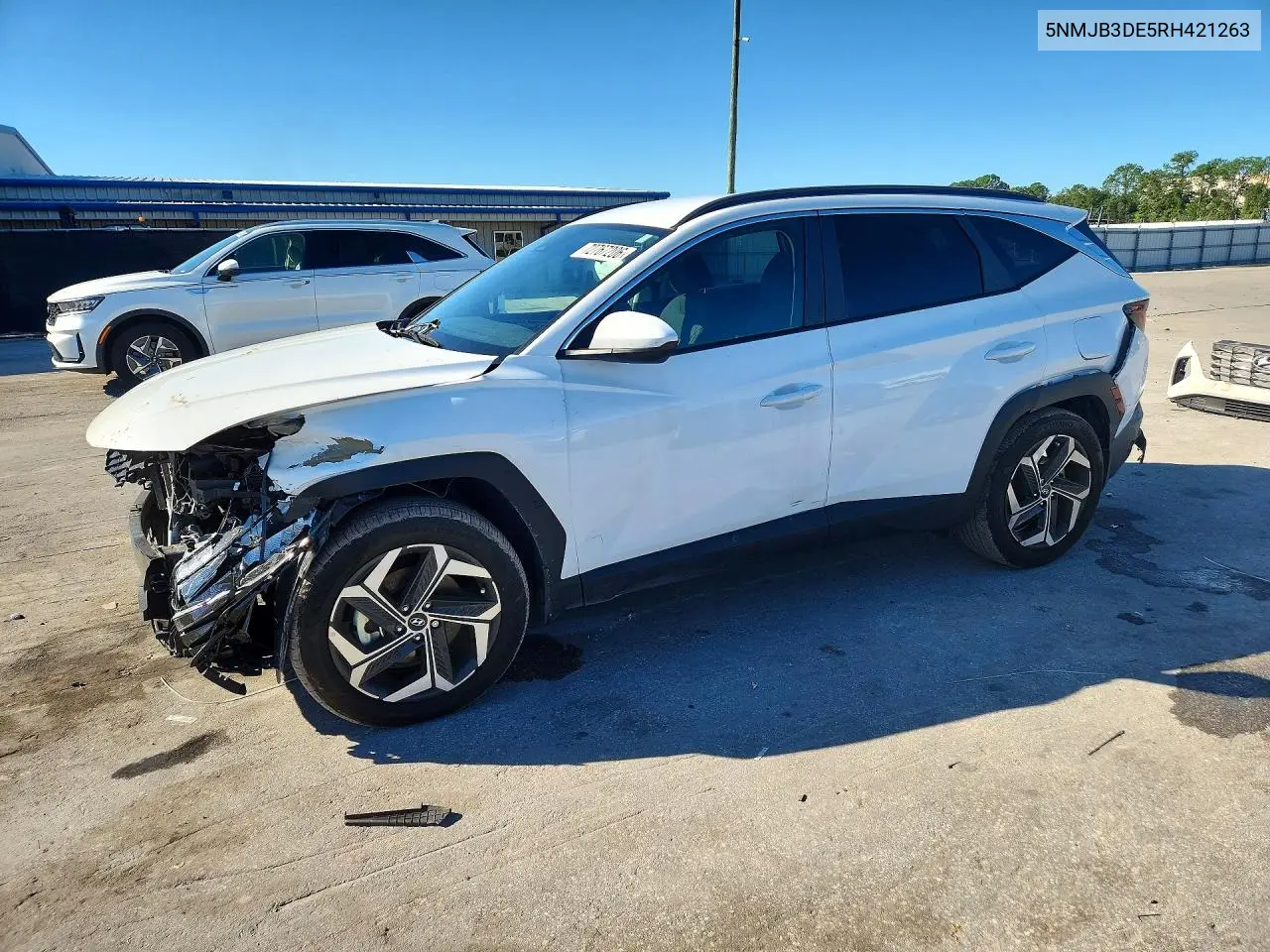 5NMJB3DE5RH421263 Hyundai Tucson 2024 — повреждение Передняя часть, фото до ремонта