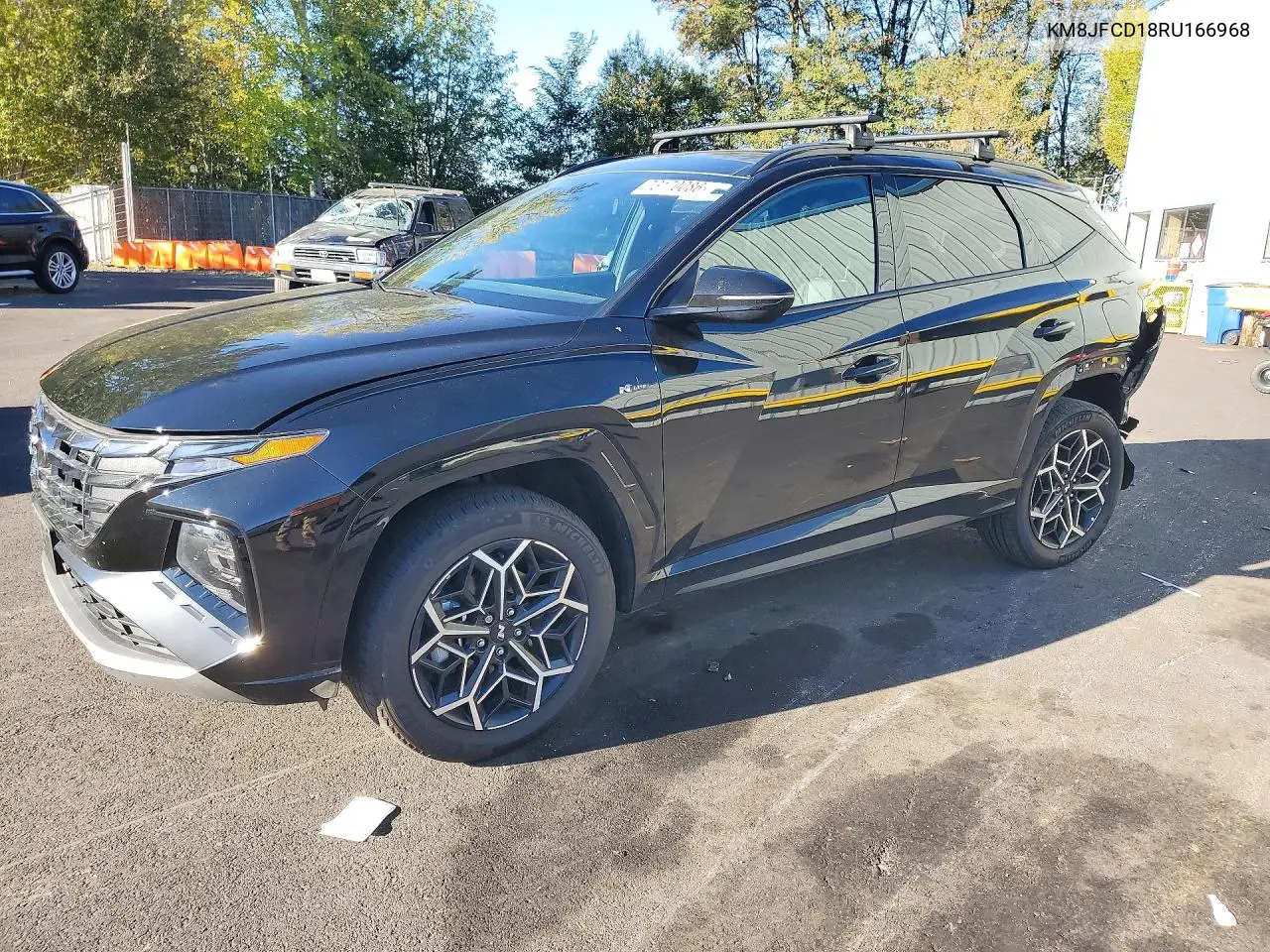 KM8JFCD18RU166968 Hyundai Tucson 2024 — повреждение Задняя часть, фото до ремонта