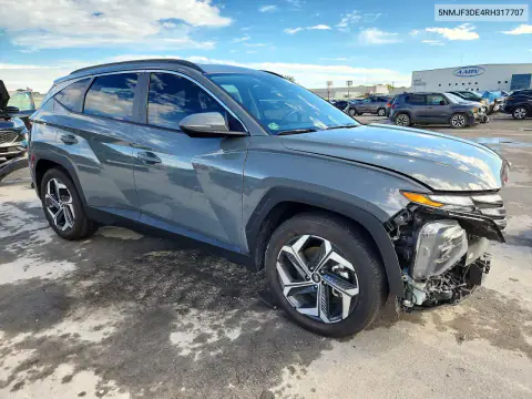5NMJF3DE4RH317707 — 2024 Hyundai Tucson, фото 4 с аукциона Copart, Передняя часть