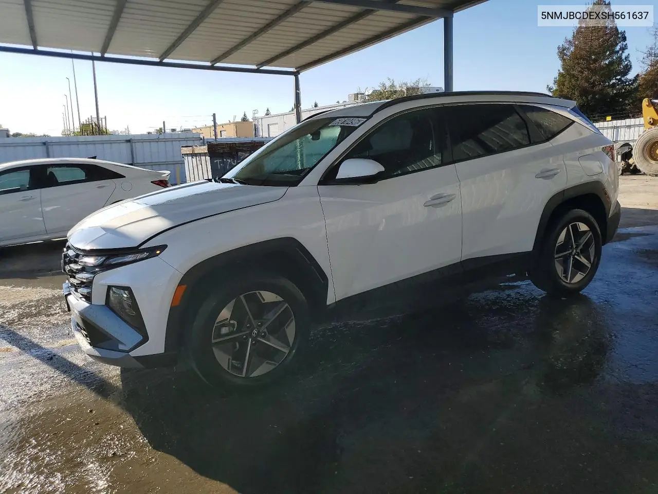 2025 Hyundai Tucson Sel VIN 5NMJBCDEXSH561637 фото 1