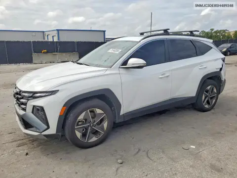5NMJC3DE8SH489348 — 2025 Hyundai Tucson, Задняя часть, фото до ремонта