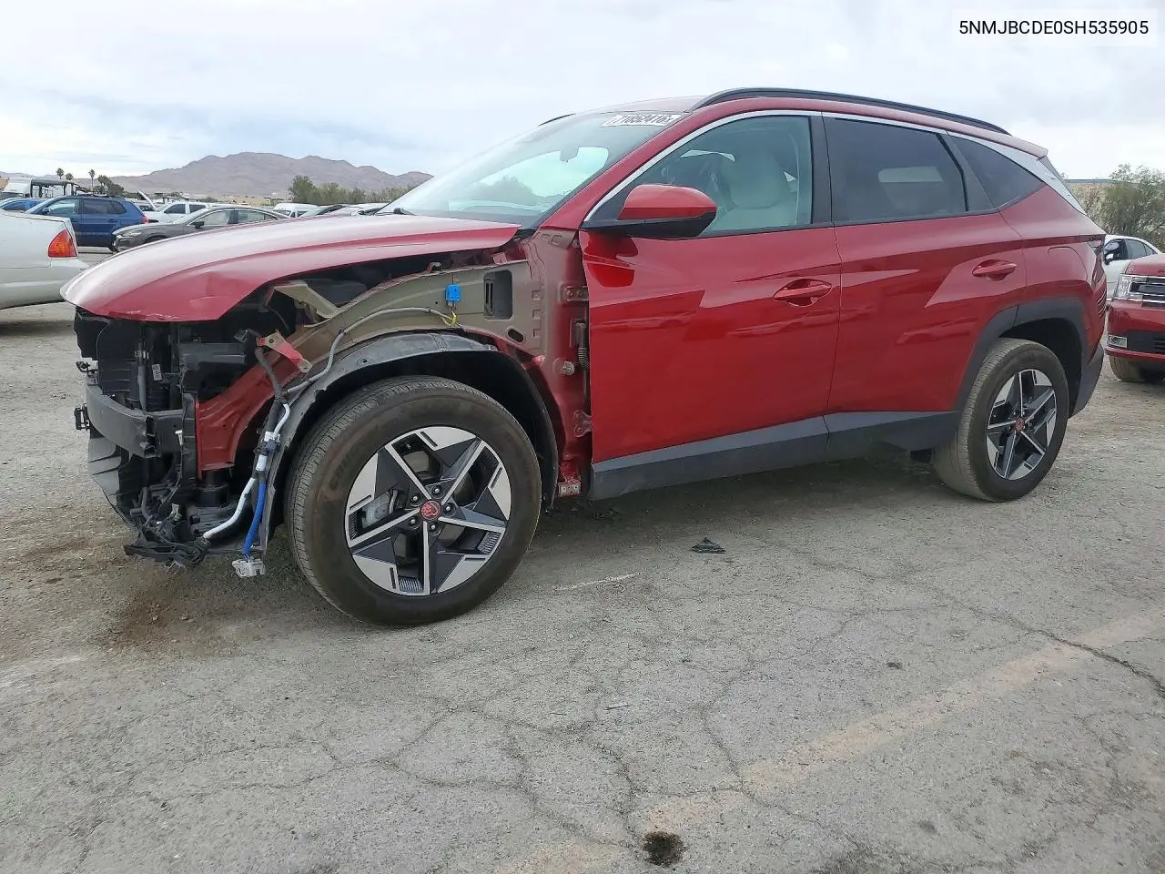 2025 Hyundai Tucson Sel VIN 5NMJBCDE0SH535905 фото 1