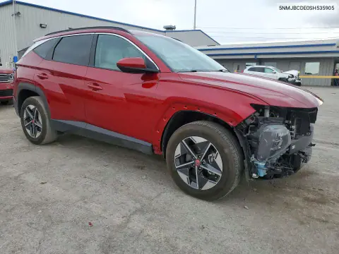 2025 Hyundai Tucson Sel VIN 5NMJBCDE0SH535905 фото 4