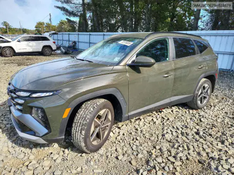 5NMJBCDE2SH535579 — 2025 Hyundai Tucson, Задняя часть, фото до ремонта