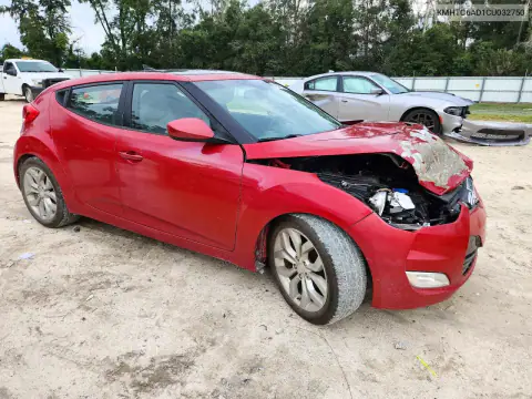 2012 Hyundai Veloster Base VIN KMHTC6AD1CU032750 фото 4