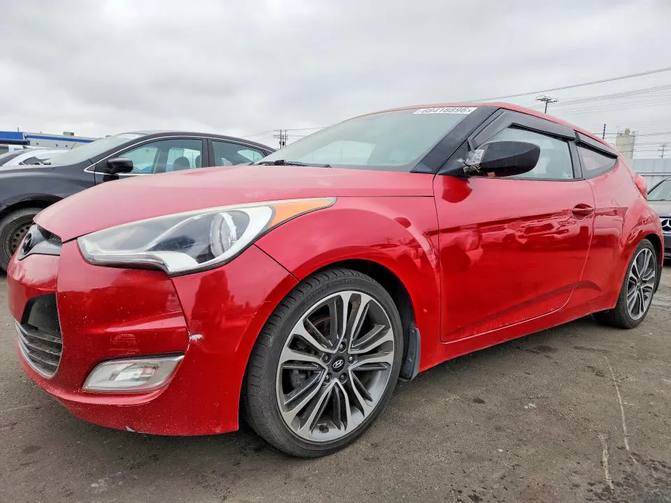2013 HYUNDAI VELOSTER VIN KMHTC6AD9DU089571 фото 1