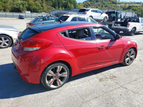 2013 Hyundai Veloster Base VIN KMHTC6AD1DU109800 фото 3