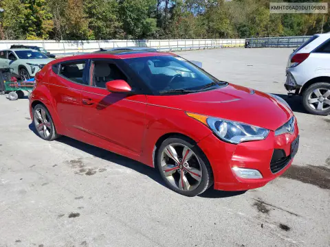 2013 Hyundai Veloster Base VIN KMHTC6AD1DU109800 фото 4