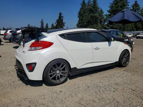KMHTC6AE4GU271093 — 2016 Hyundai Veloster, фото 3 с аукциона Copart 13.10.2026, Механические повреждения