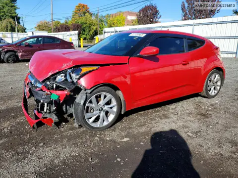 KMHTC6AD5GU276813 — 2016 Hyundai Veloster, Передняя часть, фото до ремонта