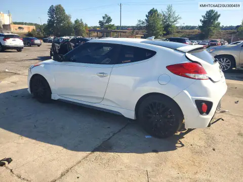KMHTC6AE2GU300459 — 2016 Hyundai Veloster, фото 2 с аукциона Copart, Задняя часть