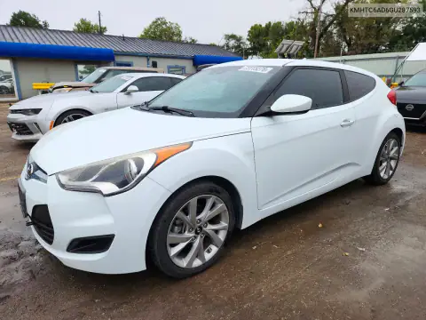 KMHTC6AD6GU287593 — 2016 Hyundai Veloster, Подтопление, фото до ремонта