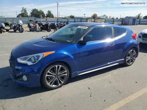 KMHTC6AE7HU313175 — 2017 Hyundai Veloster, Передняя часть, фото до ремонта