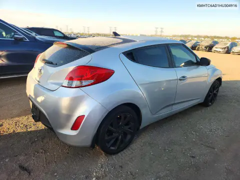 2017 Hyundai Veloster Base VIN KMHTC6AD1HU304916 фото 3