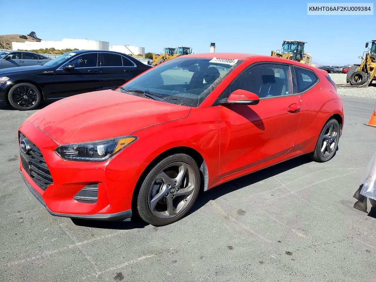 2019 Hyundai Veloster 2.0L VIN KMHTG6AF2KU009384 фото 1