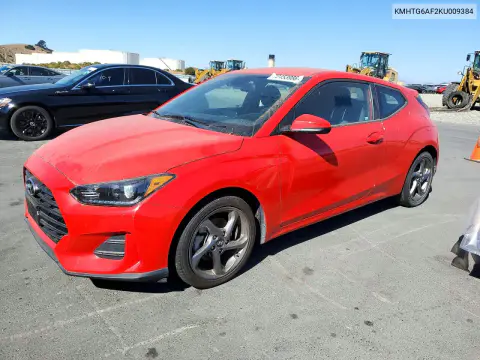 KMHTG6AF2KU009384 — 2019 Hyundai Veloster, Механические повреждения, фото до ремонта
