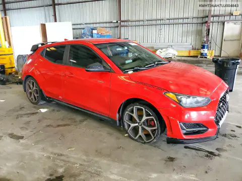 2020 Hyundai Veloster N Base VIN KMHT36AH7LU004843 фото 4