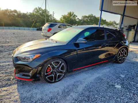KMHT36AH0NU012611 — 2022 Hyundai Veloster, Сторона, фото до ремонта