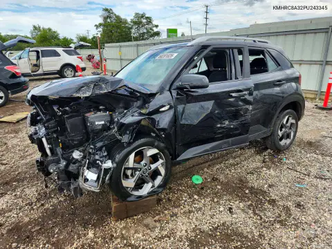 2023 Hyundai Venue Sel VIN KMHRC8A32PU243345 фото 1