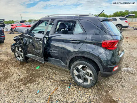 2023 Hyundai Venue Sel VIN KMHRC8A32PU243345 фото 2