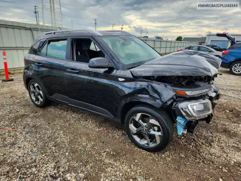 2023 Hyundai Venue Sel VIN KMHRC8A32PU243345 фото 4