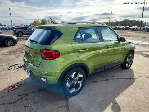 KMHRC8A36PU262531 — 2023 Hyundai Venue, фото 3 с аукциона Copart, Передняя часть