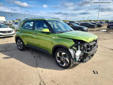 KMHRC8A36PU262531 — 2023 Hyundai Venue, фото 4 с аукциона Copart, Передняя часть