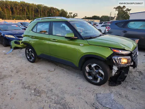 2023 Hyundai Venue Sel VIN KMHRC8A38PU268637 фото 4