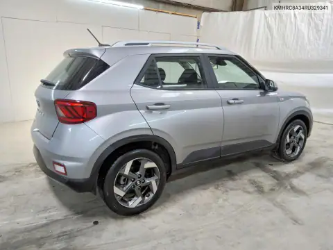 KMHRC8A34RU329341 — 2024 Hyundai Venue, фото 3 с аукциона Copart 15.10.2026, Естественный износ
