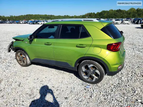 2024 Hyundai Venue Sel VIN KMHRC8A37RU294200 фото 2