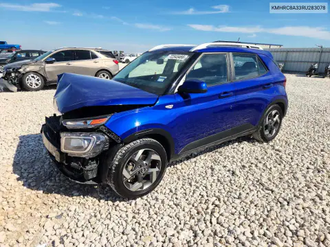 KMHRC8A33RU283078 — 2024 Hyundai Venue, Передняя часть, фото до ремонта