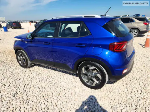 2024 Hyundai Venue Sel VIN KMHRC8A33RU283078 фото 2