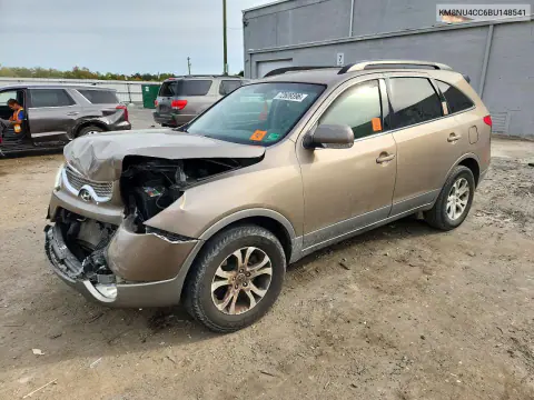 KM8NU4CC6BU148541 — 2011 Hyundai Veracruz, Передняя часть, фото до ремонта