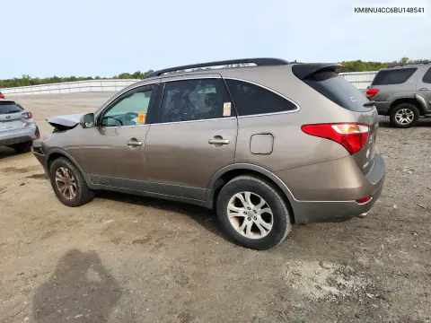 2011 Hyundai Veracruz Gls VIN KM8NU4CC6BU148541 фото 2