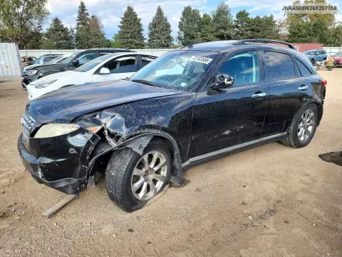 JNRAS08W28X207368 — 2008 Infiniti FX, Передняя часть, фото до ремонта