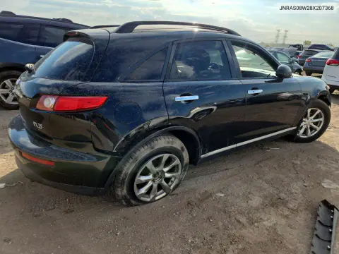 2008 Infiniti Fx35 Base VIN JNRAS08W28X207368 фото 3