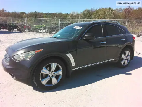 JNRAS18W69M153355 — 2009 Infiniti FX, Передняя часть, фото до ремонта
