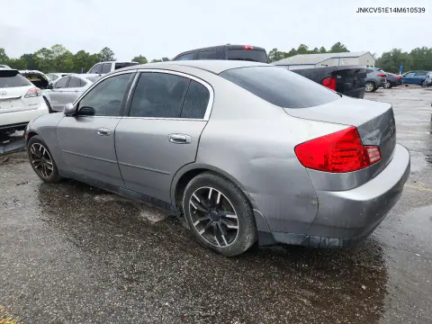2004 Infiniti G35 Base VIN JNKCV51E14M610539 фото 2