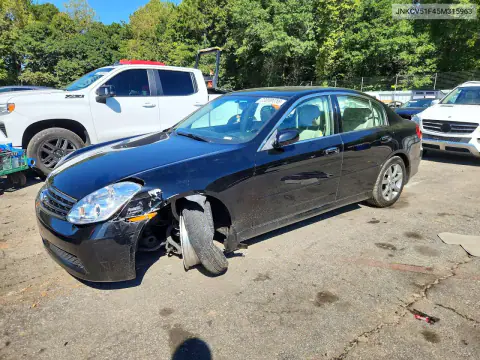 2005 Infiniti G35 X VIN JNKCV51F45M315963 фото 1