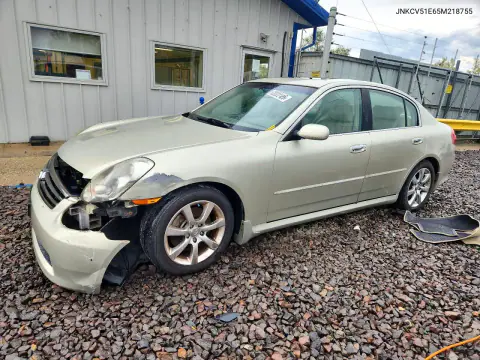 JNKCV51E65M218755 — 2005 Infiniti G, Передняя часть, фото до ремонта