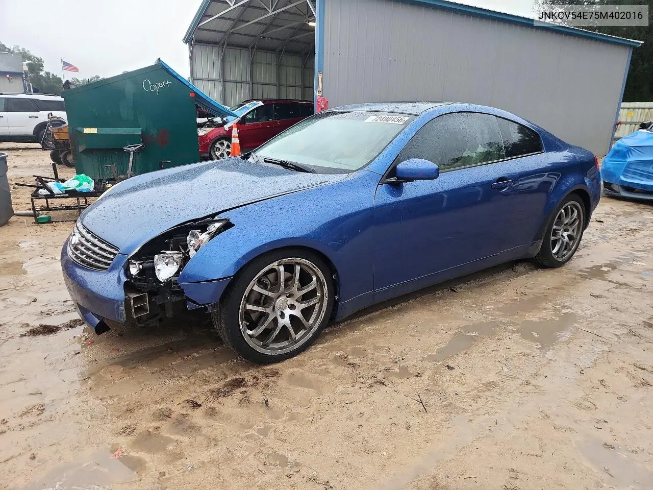2005 Infiniti G35 Base VIN JNKCV54E75M402016 фото 1