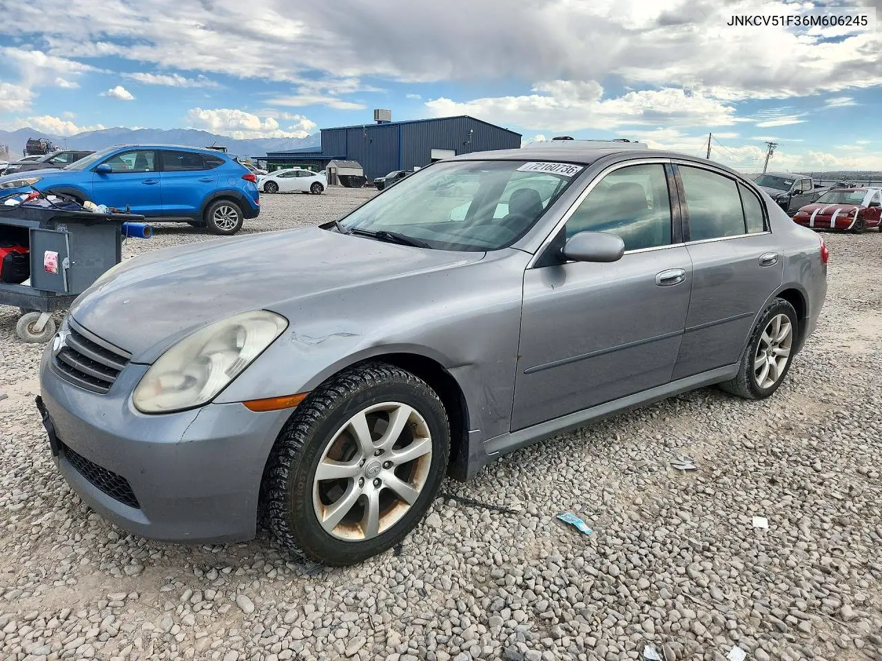 2006 Infiniti G35 X VIN JNKCV51F36M606245 фото 1