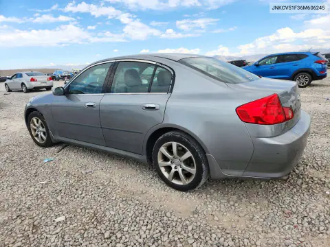 2006 Infiniti G35 X VIN JNKCV51F36M606245 фото 2